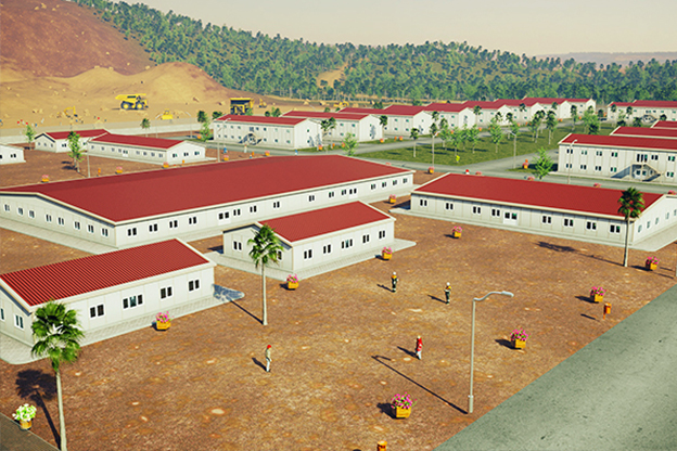 Edifício Modular Para Acampamento