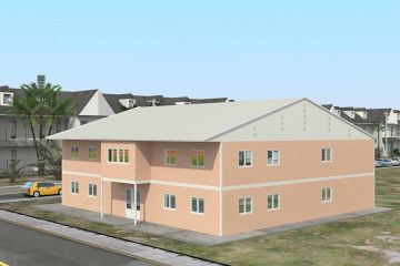 594 m² Escola modular