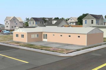 201 m² Instalação modular