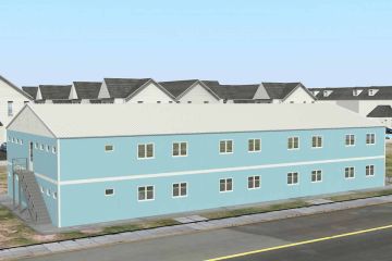 Unidade de alojamento modular 736 m²