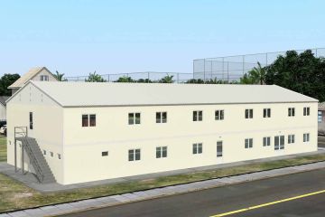 Unidade de alojamento modular 662 m²