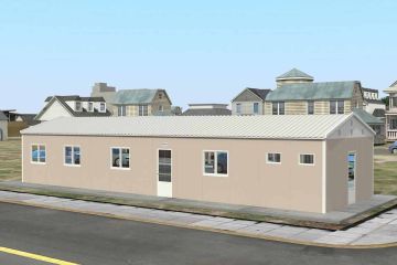 Unidade de alojamento modular 86 m²