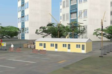 Unidade de alojamento modular 79 m²