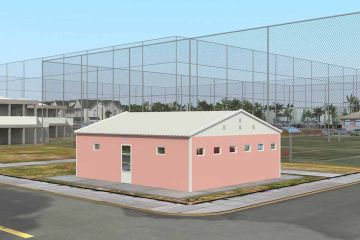 70 m² Sanita e duche modulares