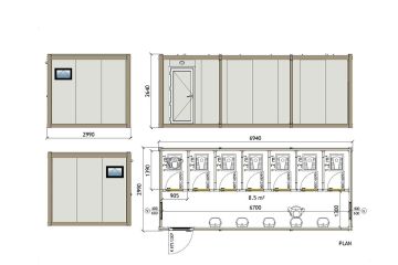 KWD 701 Contentor para sanitas