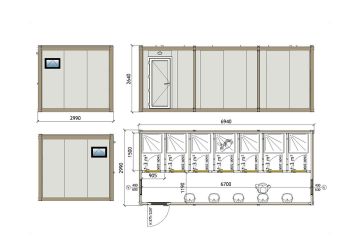 KWD 702 Contentor de duche