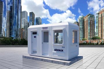 150x390 cm Casa de guarda e casa de banho