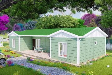 102 m² Casa de aço