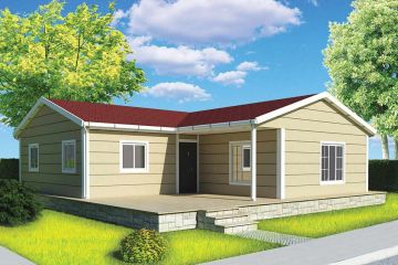 107 m² Casa pré-fabricada