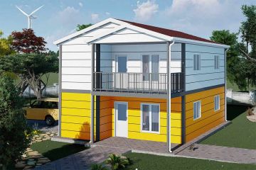 139 m² Casa de aço