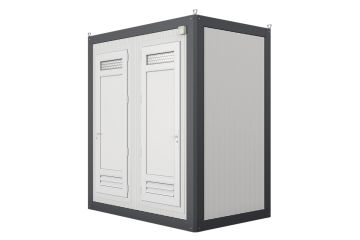 135x210 Cabana de duche e WC