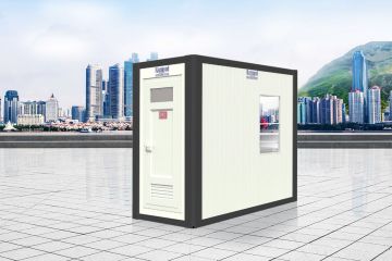 135x260 Cabana de segurança e WC