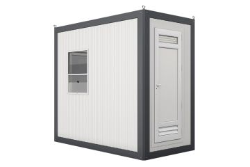135x260 Cabana de segurança e WC