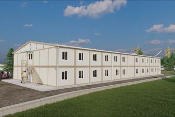 828 m² Escritório em contentor