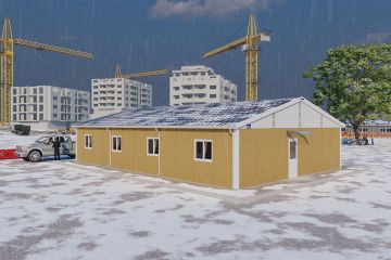 Dormitório de trabalhadores para 24 pessoas