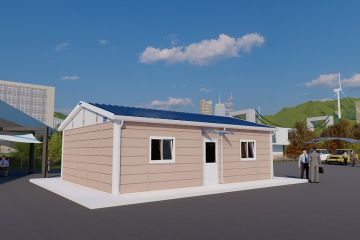 Escritório modular para 2 pessoas